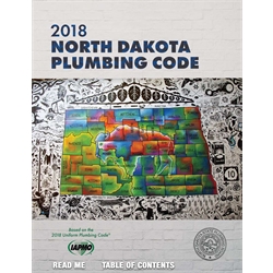 2018 North Dakota State Plumbing Code w/Tabs