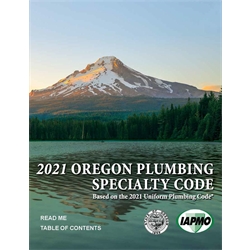 2021 Oregon Plumbing Specialty Code w/Tabs