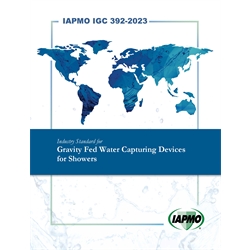 IAPMO IGC 392-2023 Gravity Fed Water Capturing Devices for Showers