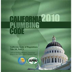2010 California State Plumbing Code CD-ROM