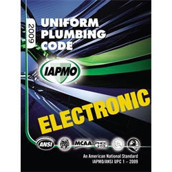 2009 Uniform Plumbing Code eBook