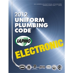 2012 Uniform Plumbing Code eBook