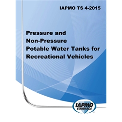 IAPMO TS 04-2015 Pressure and Non-Pressure Potable Water Tanks for Recreational 