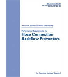 ASSE Standard 1052-2004 Performance Requirements for Hose Connection Backflow Pr