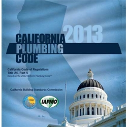 2013 California Plumbing Code on CD-Rom