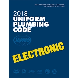 2018 Uniform Plumbing Code eBook