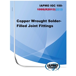 IAPMO IGC 100 [98(R13)-19] Strikeout + Current Edition